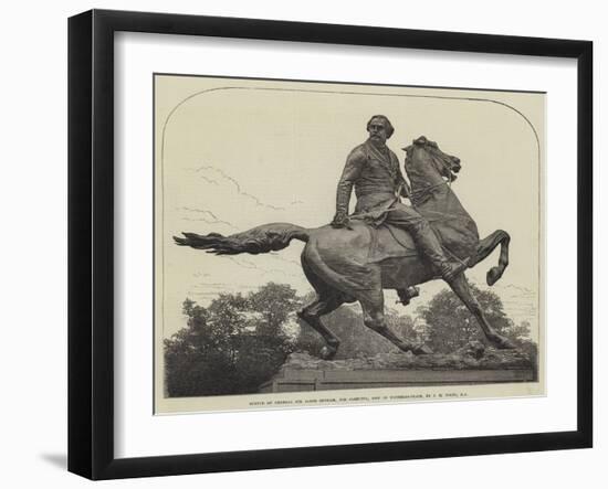 Statue of General Sir James Outram, for Calcutta, Now in Waterloo-Place, by J H Foley, Ra-null-Framed Giclee Print