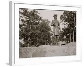 Statue of General Warren, Gettysburg, Pa.-null-Framed Photo