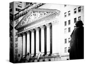 Statue of George Washington, New York Stock Exchange Building, Wall Street, Manhattan, NYC-Philippe Hugonnard-Stretched Canvas