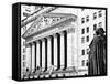 Statue of George Washington, New York Stock Exchange Building, Wall Street, Manhattan, NYC-Philippe Hugonnard-Framed Stretched Canvas