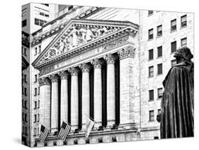 Statue of George Washington, New York Stock Exchange Building, Wall Street, Manhattan, NYC-Philippe Hugonnard-Stretched Canvas