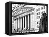 Statue of George Washington, New York Stock Exchange Building, Wall Street, Manhattan, NYC-Philippe Hugonnard-Framed Stretched Canvas