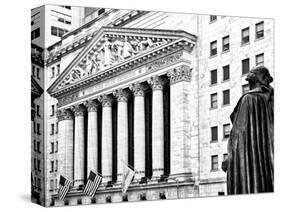 Statue of George Washington, New York Stock Exchange Building, Wall Street, Manhattan, NYC-Philippe Hugonnard-Stretched Canvas