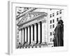 Statue of George Washington, New York Stock Exchange Building, Wall Street, Manhattan, NYC-Philippe Hugonnard-Framed Photographic Print
