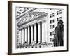 Statue of George Washington, New York Stock Exchange Building, Wall Street, Manhattan, NYC-Philippe Hugonnard-Framed Photographic Print