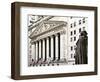 Statue of George Washington, New York Stock Exchange Building, Wall Street, Manhattan, NYC-Philippe Hugonnard-Framed Photographic Print