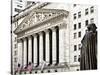 Statue of George Washington, New York Stock Exchange Building, Wall Street, Manhattan, NYC-Philippe Hugonnard-Stretched Canvas