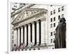 Statue of George Washington, New York Stock Exchange Building, Wall Street, Manhattan, NYC-Philippe Hugonnard-Framed Photographic Print