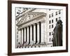 Statue of George Washington, New York Stock Exchange Building, Wall Street, Manhattan, NYC-Philippe Hugonnard-Framed Photographic Print