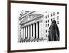Statue of George Washington, New York Stock Exchange Building, Wall Street, Manhattan, NYC-Philippe Hugonnard-Framed Art Print