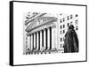 Statue of George Washington, New York Stock Exchange Building, Wall Street, Manhattan, NYC-Philippe Hugonnard-Framed Stretched Canvas