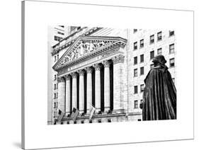 Statue of George Washington, New York Stock Exchange Building, Wall Street, Manhattan, NYC-Philippe Hugonnard-Stretched Canvas