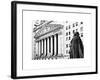 Statue of George Washington, New York Stock Exchange Building, Wall Street, Manhattan, NYC-Philippe Hugonnard-Framed Art Print