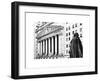 Statue of George Washington, New York Stock Exchange Building, Wall Street, Manhattan, NYC-Philippe Hugonnard-Framed Art Print