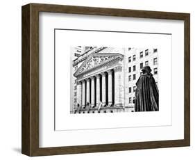 Statue of George Washington, New York Stock Exchange Building, Wall Street, Manhattan, NYC-Philippe Hugonnard-Framed Art Print