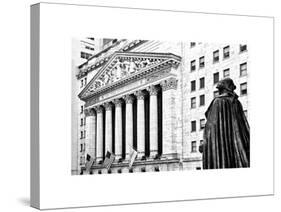 Statue of George Washington, New York Stock Exchange Building, Wall Street, Manhattan, NYC-Philippe Hugonnard-Stretched Canvas