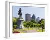 Statue of George Washington on Horseback, Public Garden, Boston, Massachusetts, USA-Amanda Hall-Framed Photographic Print