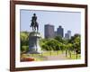 Statue of George Washington on Horseback, Public Garden, Boston, Massachusetts, USA-Amanda Hall-Framed Photographic Print