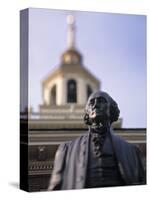 Statue of George Washington, Philadelphia, Pennsylvania, USA-Walter Bibikow-Stretched Canvas