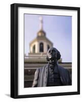 Statue of George Washington, Philadelphia, Pennsylvania, USA-Walter Bibikow-Framed Photographic Print