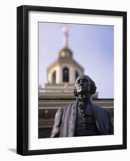 Statue of George Washington, Philadelphia, Pennsylvania, USA-Walter Bibikow-Framed Photographic Print