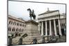 Statue of Giuseppe Garibaldi in Front of the Theatre Carlo Felice-Yadid Levy-Mounted Photographic Print