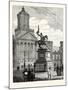 Statue of Godfrey De Bouillon Brussels-null-Mounted Giclee Print