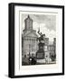 Statue of Godfrey De Bouillon Brussels-null-Framed Giclee Print