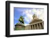 Statue of Godfrey of Bouillon, Place Royale, Brussels, Belgium, Europe-Neil Farrin-Framed Photographic Print