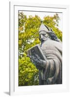 Statue of Gregory of Nin (Grgur Ninski Statue), Split, Dalmatia, Croatia, Europe-Matthew Williams-Ellis-Framed Photographic Print