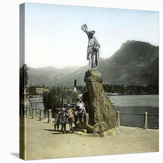 Statue of Guillaume Tell, the Legendary Hero of Swiss Independence (XIVth Century)-Leon, Levy et Fils-Stretched Canvas