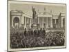 Statue of Henry Grattan at Dublin-null-Mounted Giclee Print