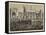 Statue of Henry Grattan at Dublin-null-Framed Stretched Canvas