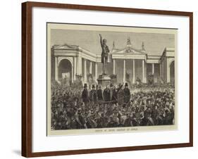 Statue of Henry Grattan at Dublin-null-Framed Giclee Print