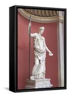 Statue of Hera, Second Century Ad, Vatican Museums, Rome, Italy-null-Framed Stretched Canvas