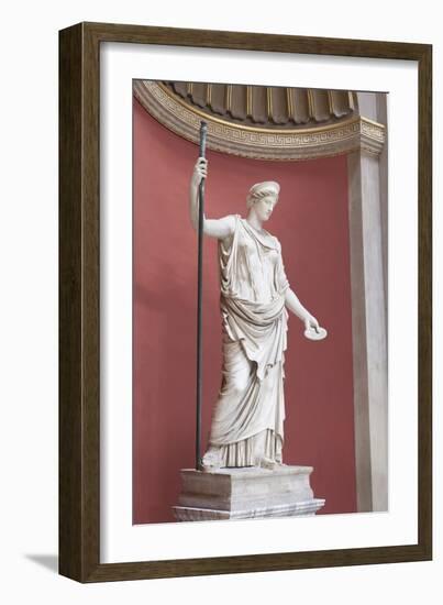 Statue of Hera, Second Century Ad, Vatican Museums, Rome, Italy-null-Framed Giclee Print