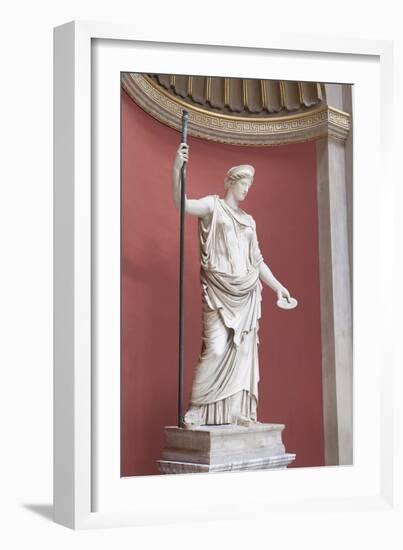 Statue of Hera, Second Century Ad, Vatican Museums, Rome, Italy-null-Framed Giclee Print