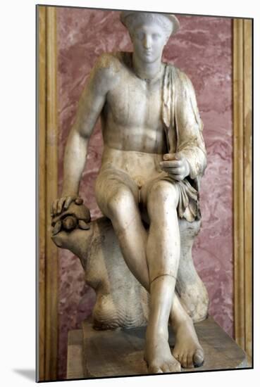 Statue of Hermes, 2nd Century-null-Mounted Photographic Print