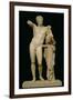 Statue of Hermes and the Infant Dionysus, circa 330 BC (Parian Marble)-Praxiteles-Framed Giclee Print