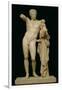 Statue of Hermes and the Infant Dionysus, circa 330 BC (Parian Marble)-Praxiteles-Framed Giclee Print