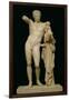 Statue of Hermes and the Infant Dionysus, circa 330 BC (Parian Marble)-Praxiteles-Framed Giclee Print