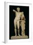 Statue of Hermes and the Infant Dionysus, circa 330 BC (Parian Marble)-Praxiteles-Framed Giclee Print