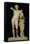 Statue of Hermes and the Infant Dionysus, circa 330 BC (Parian Marble)-Praxiteles-Framed Stretched Canvas