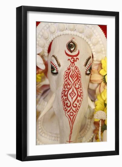 Statue of Hindu God Ganesh, Paris, France, Europe-Godong-Framed Photographic Print