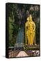 Statue of Hindu God Muragan at Batu Caves, Kuala-Lumpur, Malaysia-Nik_Sorokin-Framed Stretched Canvas