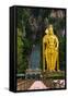 Statue of Hindu God Muragan at Batu Caves, Kuala-Lumpur, Malaysia-Nik_Sorokin-Framed Stretched Canvas