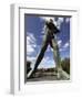 Statue of Hunter, Hameensilta Bridge, Tampere City, Pirkanmaa, Finland, Scandinavia, Europe-Dallas & John Heaton-Framed Photographic Print