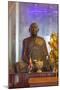 Statue of Huot Tat, Patriarch of Cambodian Buddhism, Wat Ounalom, Phnom Penh, Cambodia-null-Mounted Giclee Print