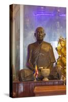 Statue of Huot Tat, Patriarch of Cambodian Buddhism, Wat Ounalom, Phnom Penh, Cambodia-null-Stretched Canvas