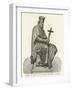 Statue of Huss on the Luther Monument at Worms-null-Framed Giclee Print